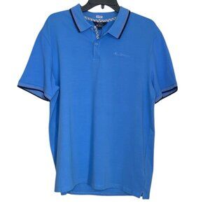 Ben Sherman blue golf shirt sz L